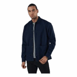 Jack & Jones Finn Overshirt Ls Blue