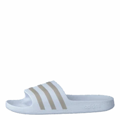 ADIDAS Adilette Aqua Ftwr White/platin Met./ftwr Wh
