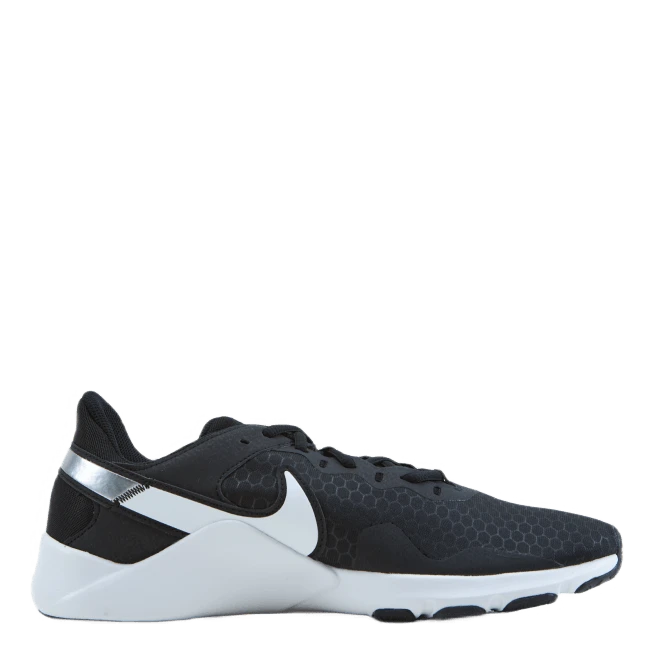 Nike Legend Essential 2 Men's Training Shoes BLACK/WHITE-METALLIC SILVER 5 Nike Legend Essential 2 Men's Training Shoes BLACK/WHITE-METALLIC SILVER - Image 3