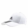 ADIDAS Baseball 3 Stripes Cap Cotton Twill White / Black / Black