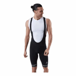 Odlo Tights Short Suspenders Zeroweight Dual Dry Black