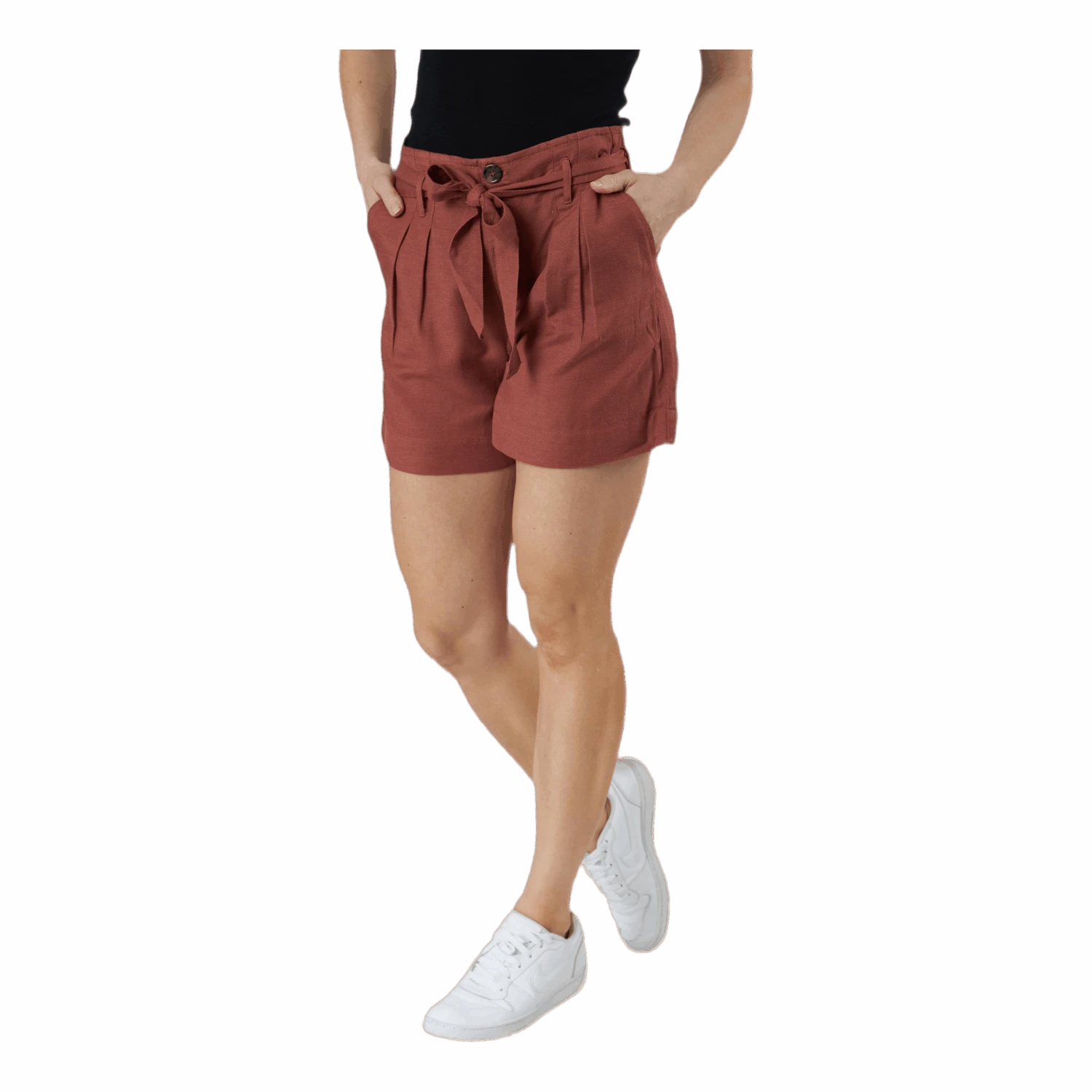 ONLY Viva Life Hw Belt Shorts Pnt Green 4 ONLY Viva Life Hw Belt Shorts Pnt Green - Image 2