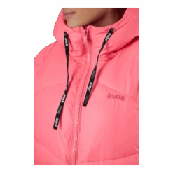 W. Mid Length Shiny Jacket Happy Pink -BJØRN BORG kauppa 60471 10 004