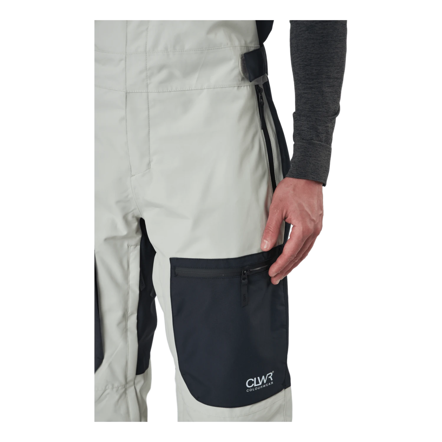 ColourWear Strix Bib Pant M Light Beige 725 7 ColourWear Strix Bib Pant M Light Beige 725 - Image 5