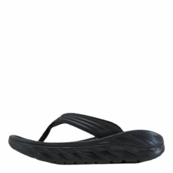 Hoka One One M ora recovery flip  Black / dark gull gray