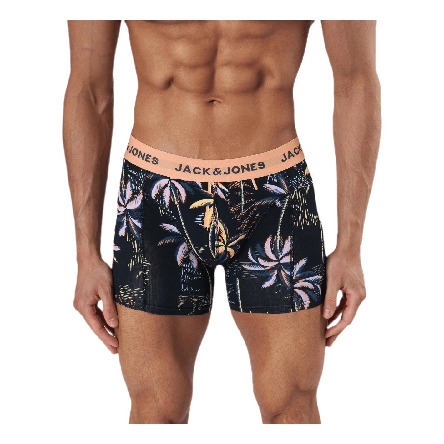 Jack & Jones Tropic Palm Trunks 3 Pack Röd 3 Jack & Jones Tropic Palm Trunks 3 Pack Röd