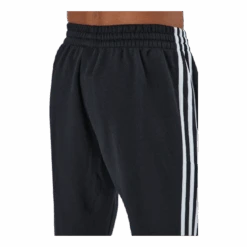 ADIDAS Essentials Tapered Cuff 3 Stripes Pants Black / White -BJØRN BORG kauppa 60489 65 005