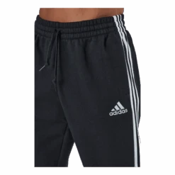 ADIDAS Essentials Tapered Cuff 3 Stripes Pants Black / White -BJØRN BORG kauppa 60489 65 006