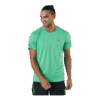 Adidas Fast Primeblue Tee Men Semi Screaming Green / Reflective Silver