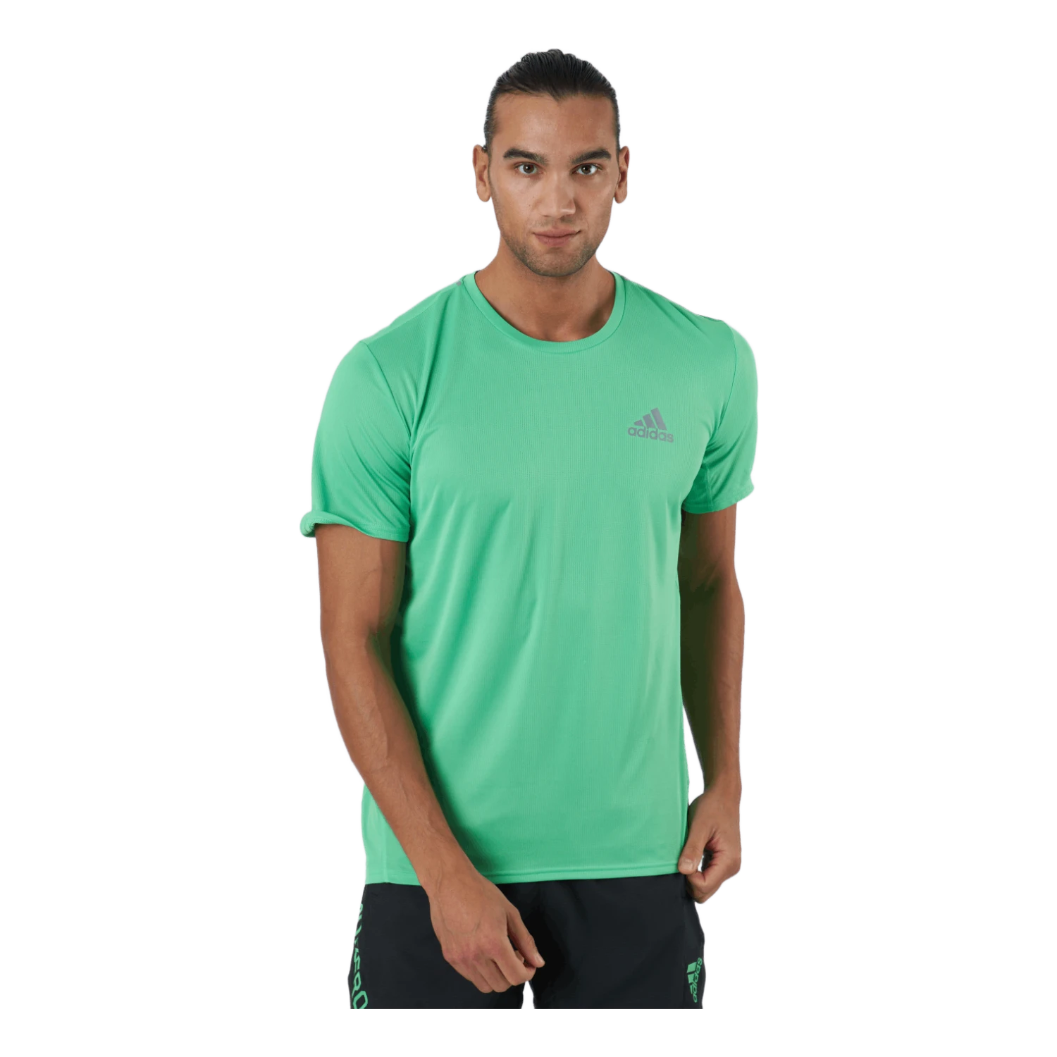 Adidas Fast Primeblue Tee Men Semi Screaming Green / Reflective Silver 4 Adidas Fast Primeblue Tee Men Semi Screaming Green / Reflective Silver - Image 2