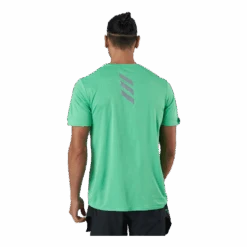 Adidas Fast Primeblue Tee Men Semi Screaming Green / Reflective Silver 8 Adidas Fast Primeblue Tee Men Semi Screaming Green / Reflective Silver -BJØRN BORG kauppa 60490 16 003
