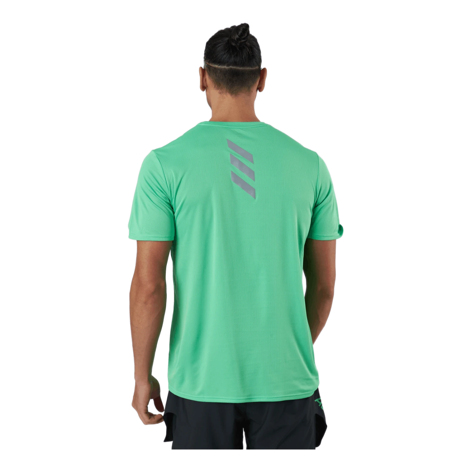 Adidas Fast Primeblue Tee Men Semi Screaming Green / Reflective Silver 5 Adidas Fast Primeblue Tee Men Semi Screaming Green / Reflective Silver - Image 3