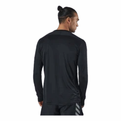 Adidas Own The Run Long Sleeve Tee M Black / Black -BJØRN BORG kauppa 60490 18 003