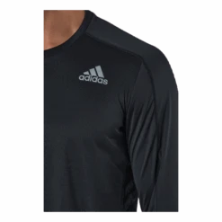 Adidas Own The Run Long Sleeve Tee M Black / Black -BJØRN BORG kauppa 60490 18 004
