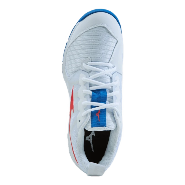 Mizuno Wave Supersonic 2 White / Ignition Red / French 7 Mizuno Wave Supersonic 2 White / Ignition Red / French - Image 5