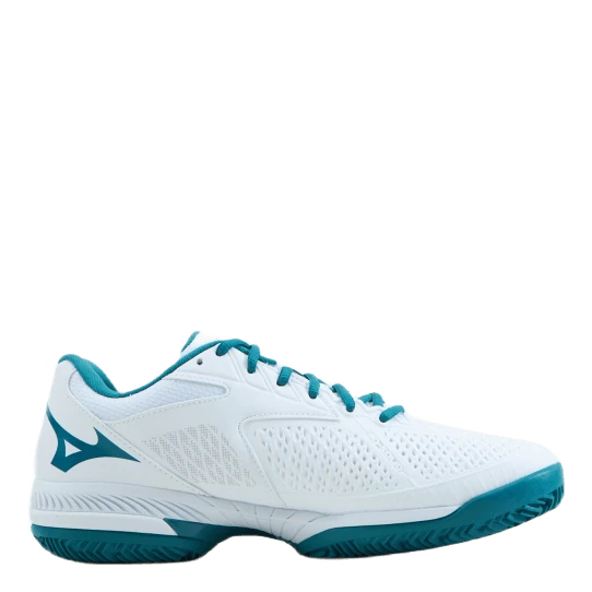 Mizuno Wave Exceed Tour 4 Cc White / Harbor Blue / Firecrac 5 Mizuno Wave Exceed Tour 4 Cc White / Harbor Blue / Firecrac - Image 3