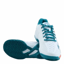 Mizuno Wave Exceed Tour 4 Cc White / Harbor Blue / Firecrac 15 Mizuno Wave Exceed Tour 4 Cc White / Harbor Blue / Firecrac -BJØRN BORG kauppa 60496 90 007