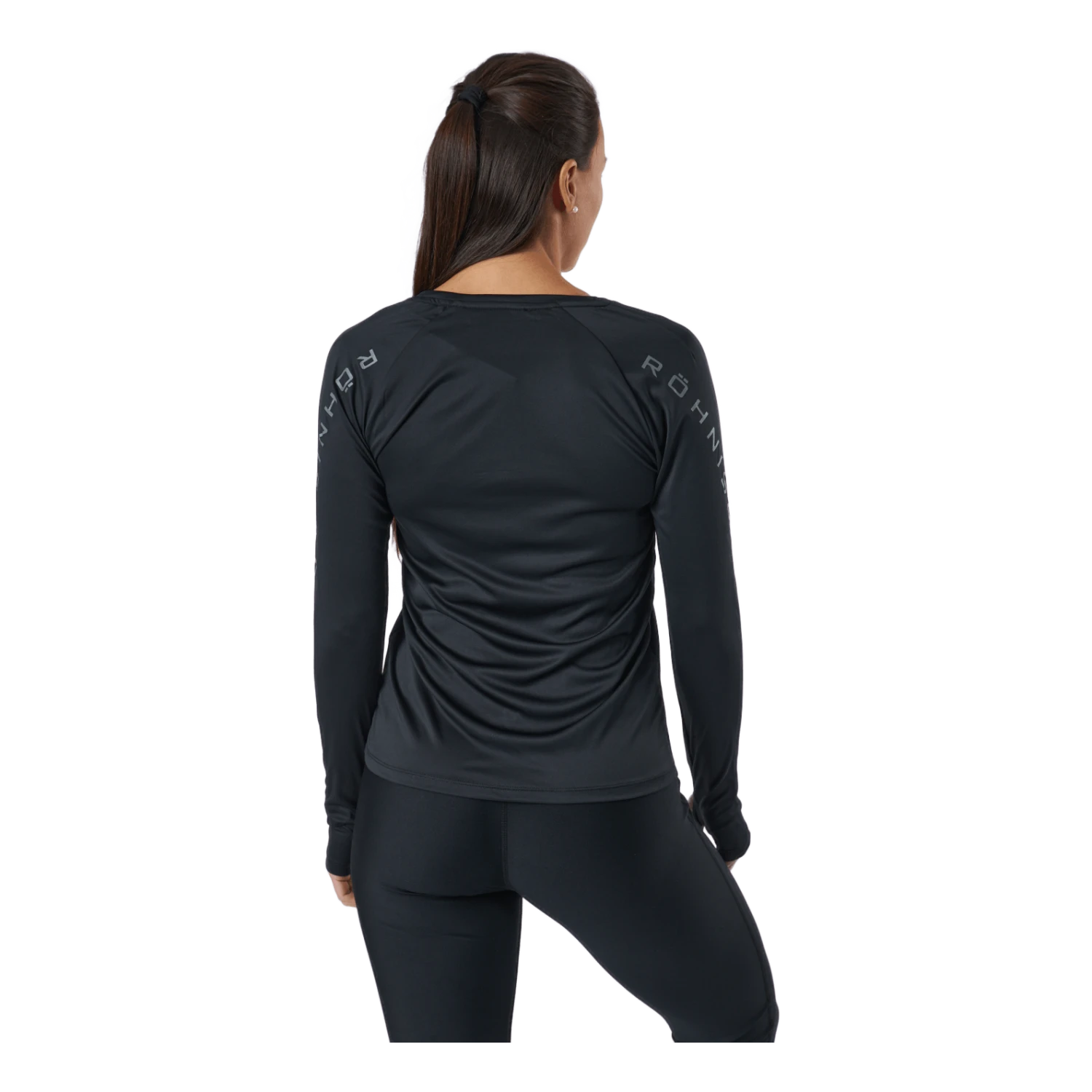 Röhnisch Active Logo Long Sleeve Black 5 Röhnisch Active Logo Long Sleeve Black - Image 3