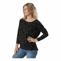 ONLY Onlelcos 4/5 Aop Top Jrs Noos Grape Leaf