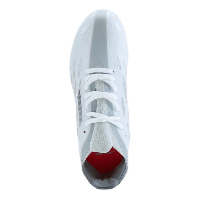 ADIDAS X Speedflow.1 Fg J Cloud White / Iron Metallic / Solar Red 7 ADIDAS X Speedflow.1 Fg J Cloud White / Iron Metallic / Solar Red - Image 5