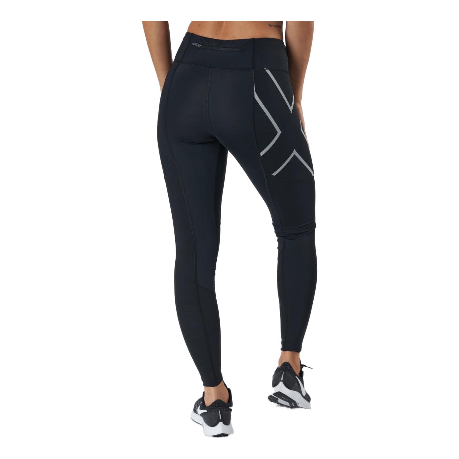 2XU Aero Vent Mid-rise Compressio Black/silver Reflective 5 2XU Aero Vent Mid-rise Compressio Black/silver Reflective - Image 3