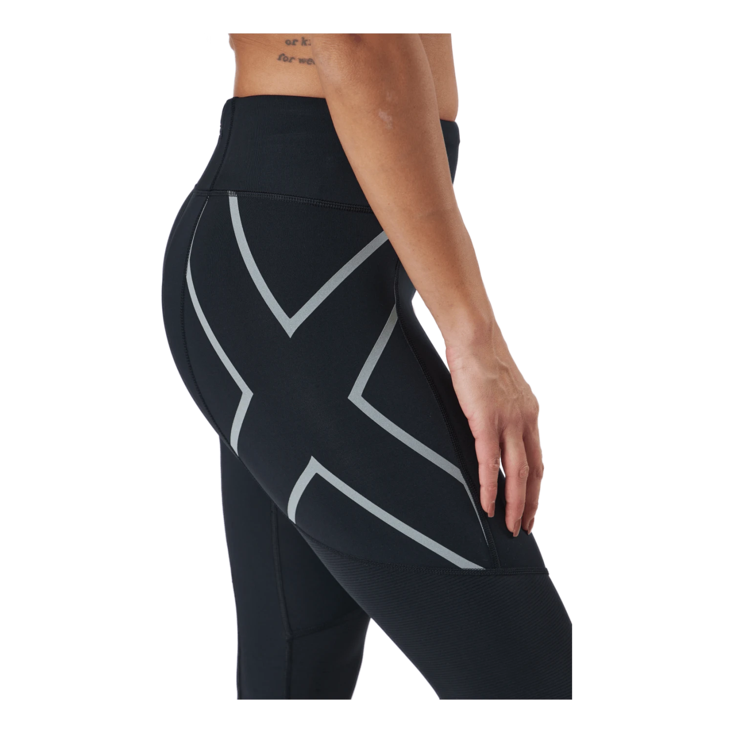 2XU Aero Vent Mid-rise Compressio Black/silver Reflective 7 2XU Aero Vent Mid-rise Compressio Black/silver Reflective - Image 5