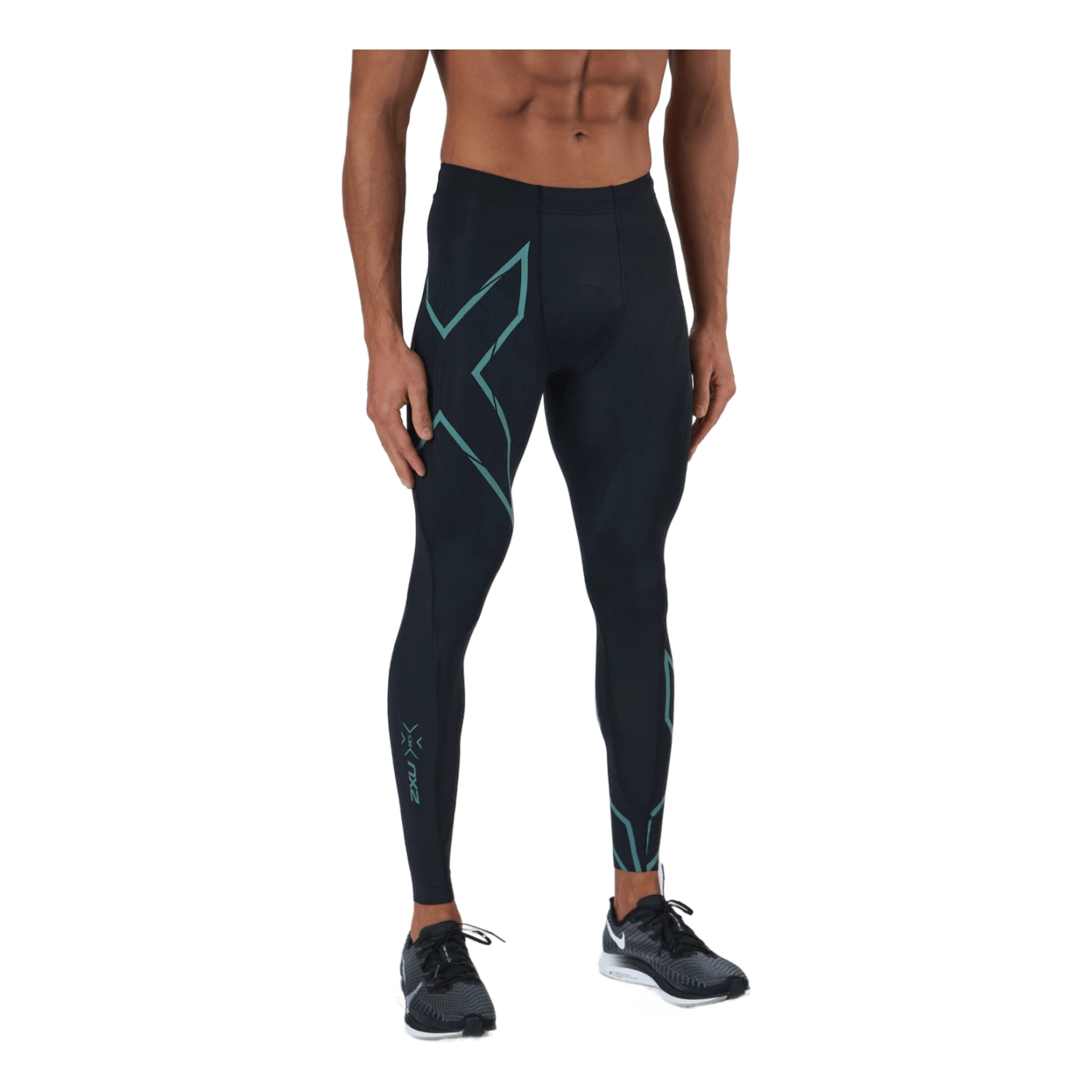 2XU Light Speed Compression Tight Black/silver Sage Reflective 3 2XU Light Speed Compression Tight Black/silver Sage Reflective