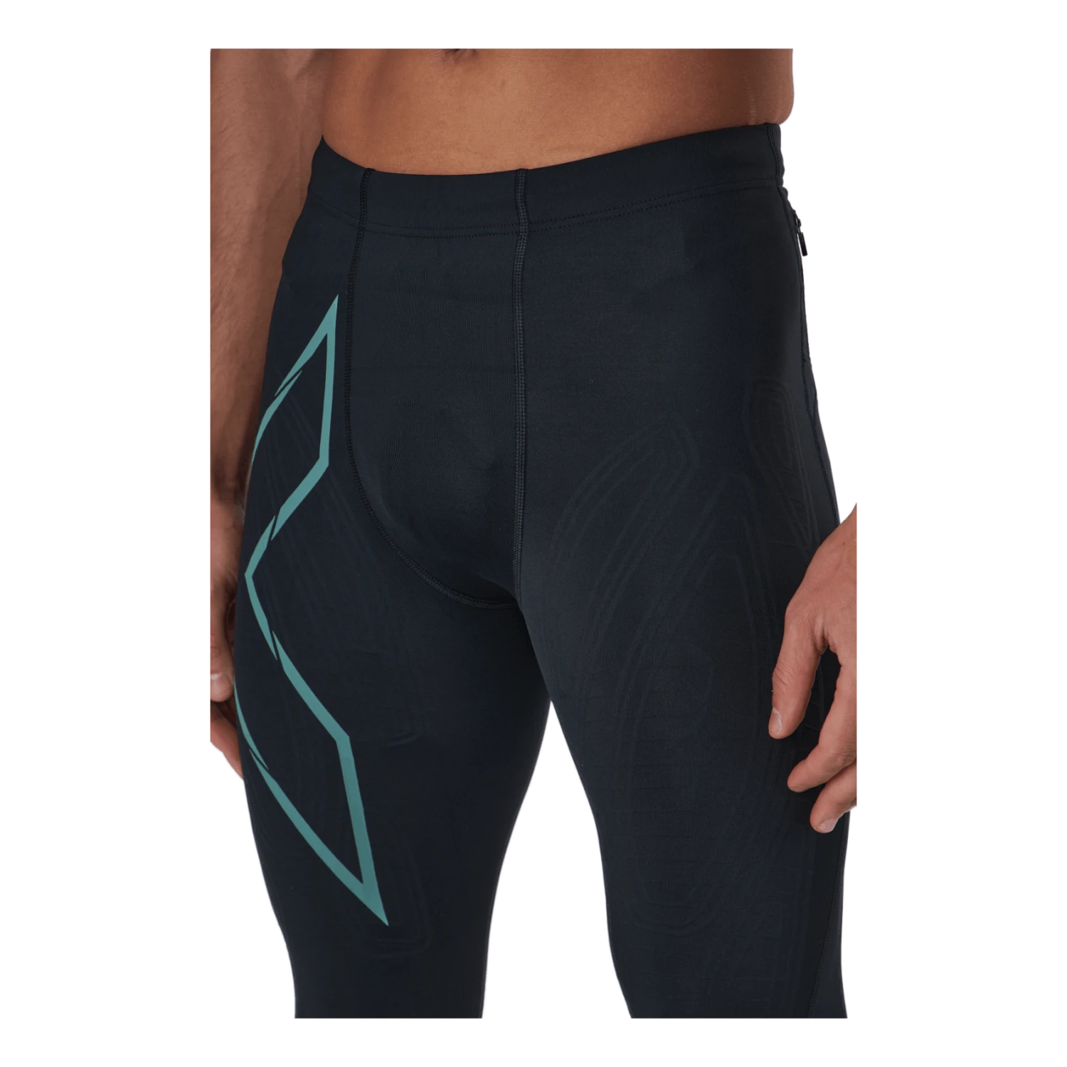 2XU Light Speed Compression Tight Black/silver Sage Reflective 6 2XU Light Speed Compression Tight Black/silver Sage Reflective - Image 4