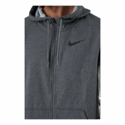 Nike Dri-FIT Men's Full-Zip Training Hoodie CHARCOAL HEATHR/BLACK -BJØRN BORG kauppa 60518 09 004