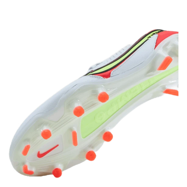 Nike Tiempo Legend 9 Pro Fg Firm-gr White/volt-bright Crimson 9 Nike Tiempo Legend 9 Pro Fg Firm-gr White/volt-bright Crimson - Image 7