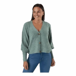 ONLY Onlclare L/s Cardigan Knt Granite Green