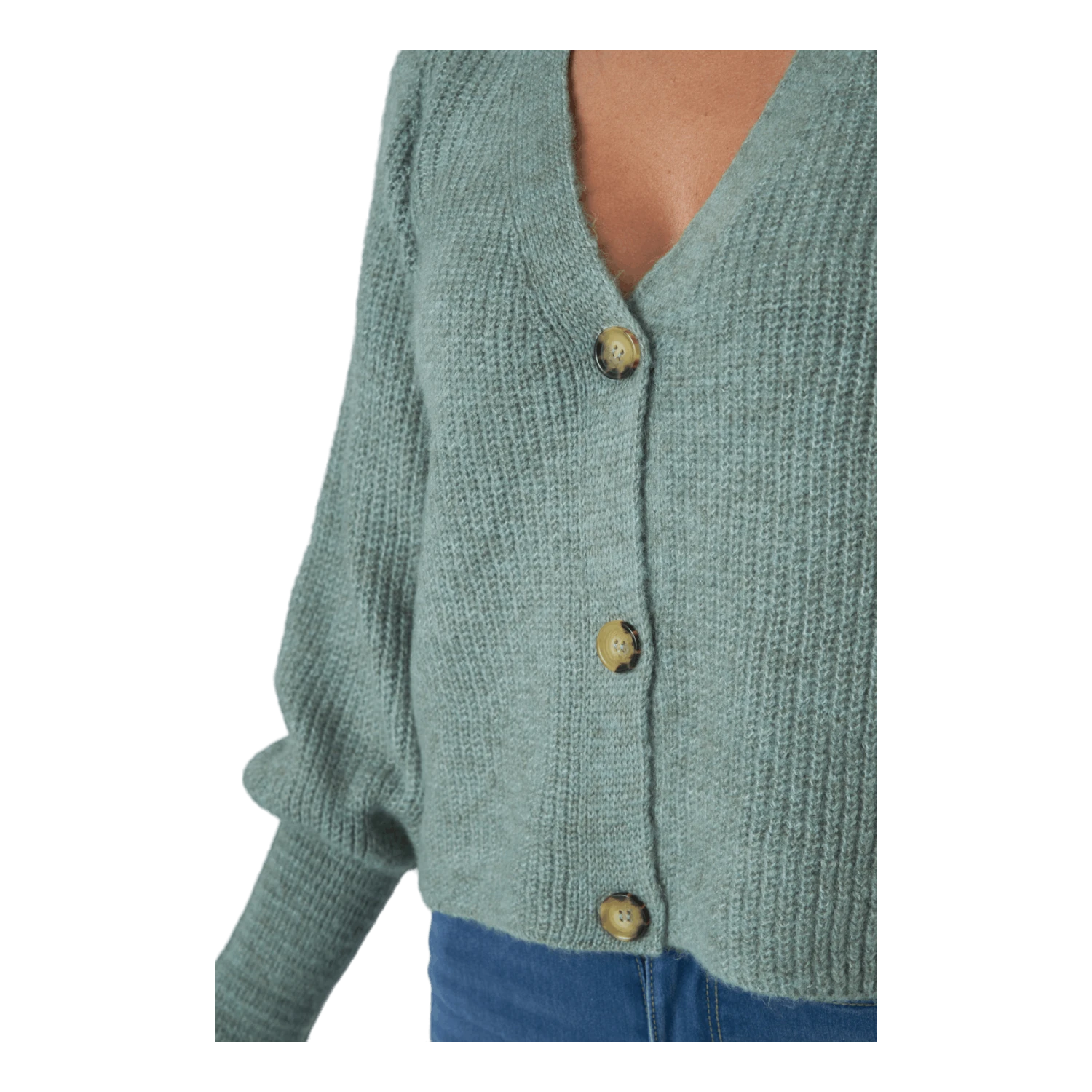 ONLY Onlclare L/s Cardigan Knt Granite Green 6 ONLY Onlclare L/s Cardigan Knt Granite Green - Image 4