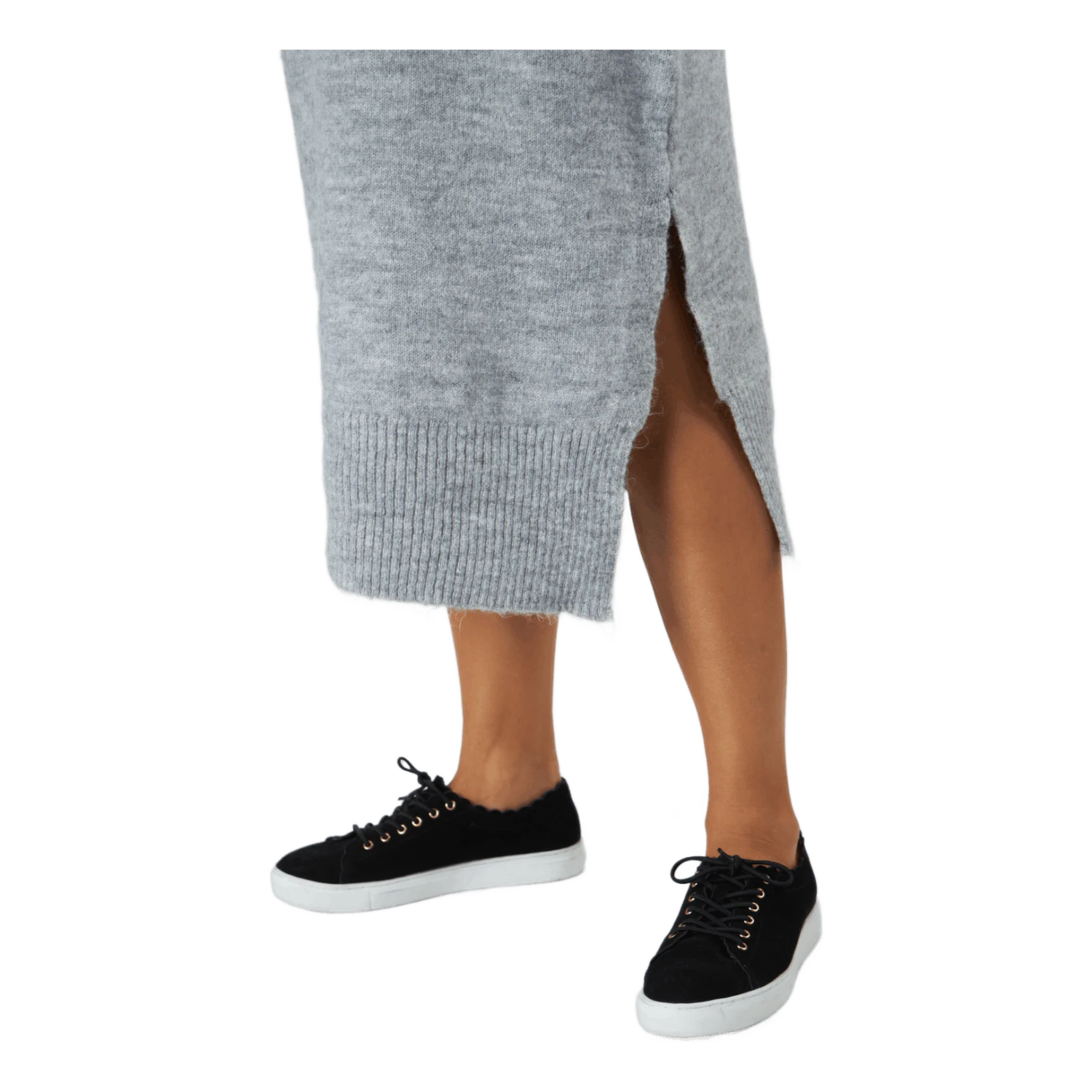 ONLY Onlbrandie L/s Roll Neck Dress Light Grey Melange 8 ONLY Onlbrandie L/s Roll Neck Dress Light Grey Melange - Image 6