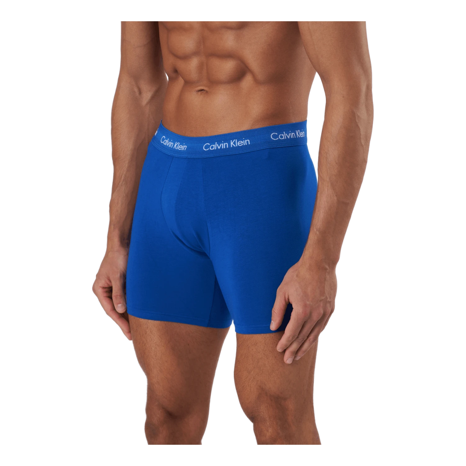 Calvin Klein Boxer Brief 3pk Royalty/ Grey Heather/ Exotic 4 Calvin Klein Boxer Brief 3pk Royalty/ Grey Heather/ Exotic - Image 2