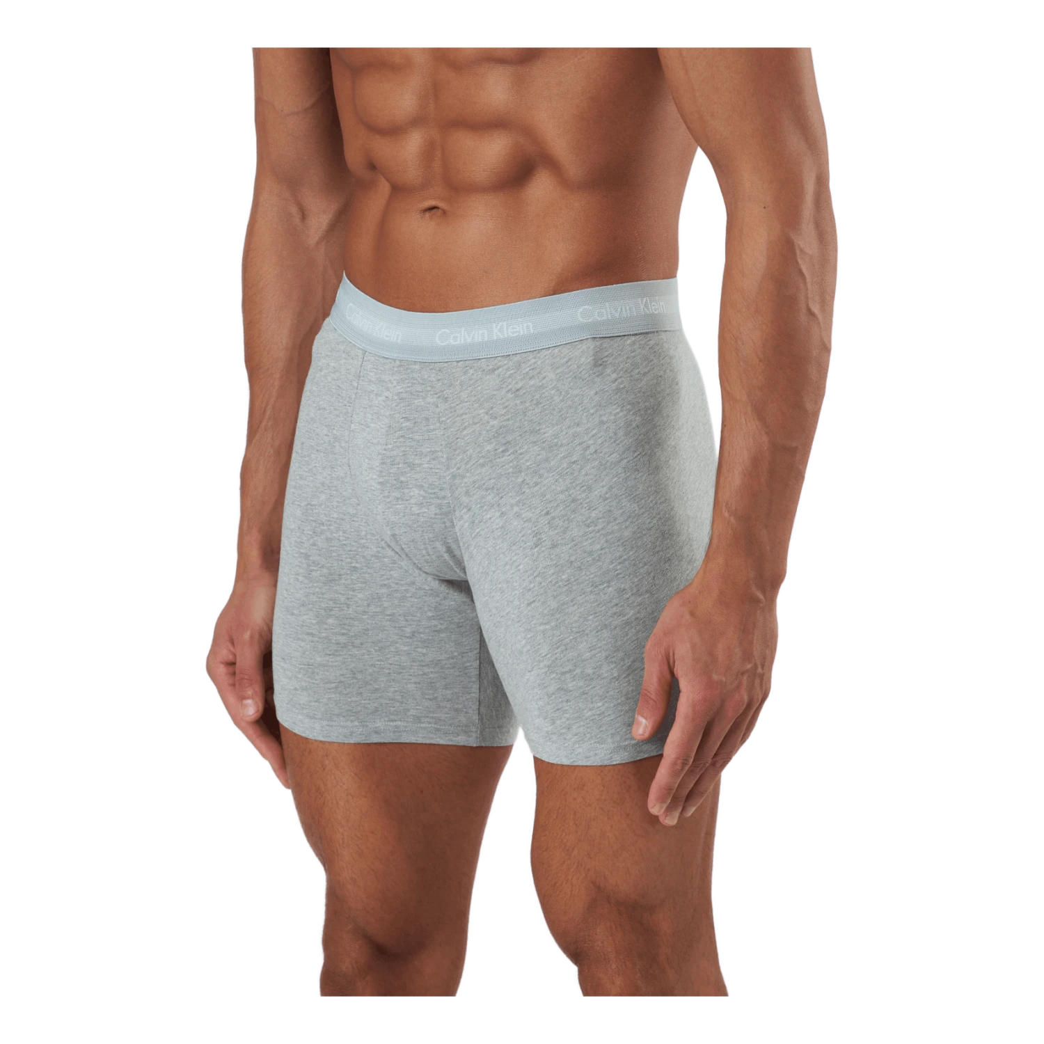 Calvin Klein Boxer Brief 3pk Royalty/ Grey Heather/ Exotic 7 Calvin Klein Boxer Brief 3pk Royalty/ Grey Heather/ Exotic - Image 5