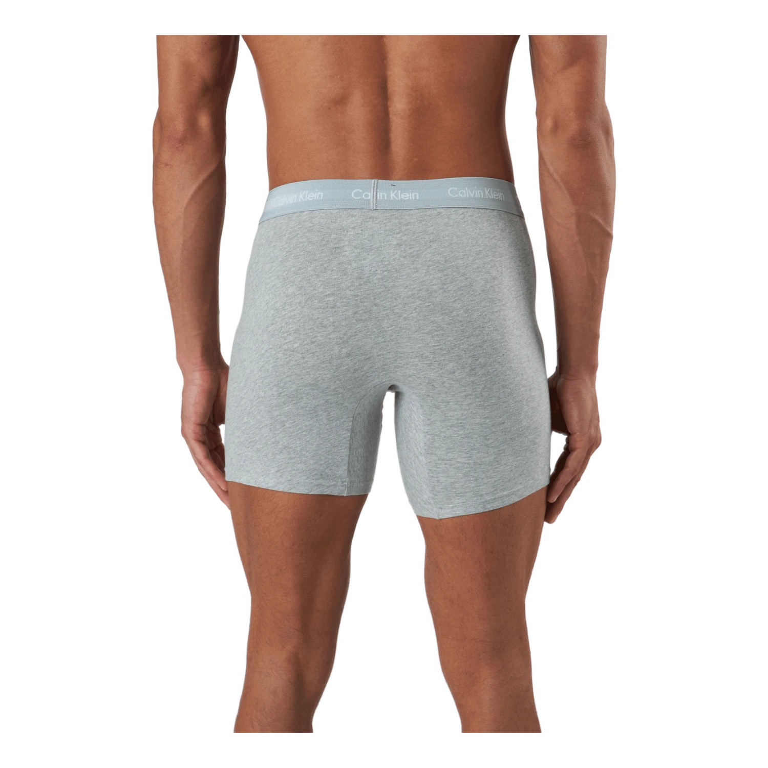 Calvin Klein Boxer Brief 3pk Royalty/ Grey Heather/ Exotic 8 Calvin Klein Boxer Brief 3pk Royalty/ Grey Heather/ Exotic - Image 6