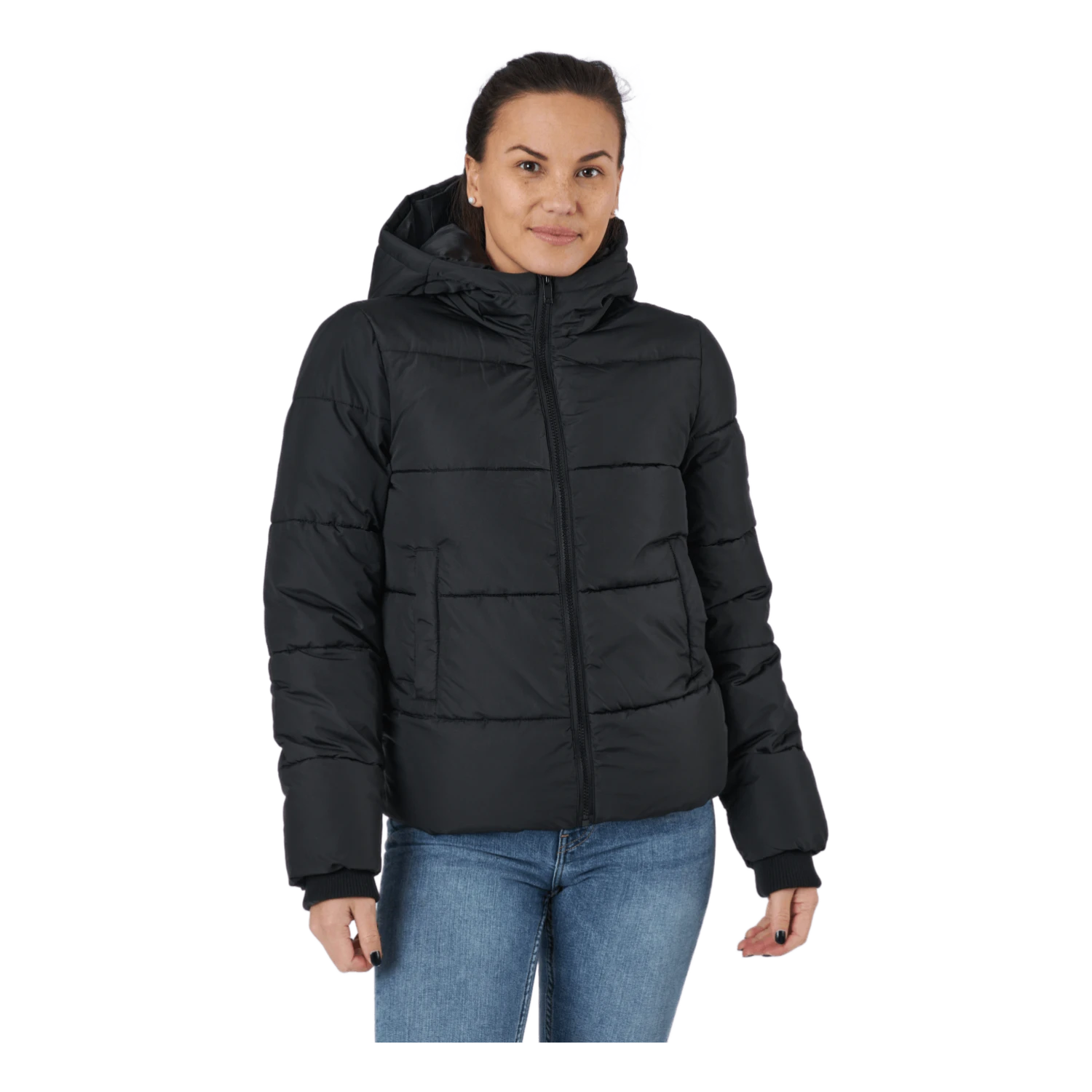 Pieces Pcbee New Short Puffer Jacket Black 3 Pieces Pcbee New Short Puffer Jacket Black