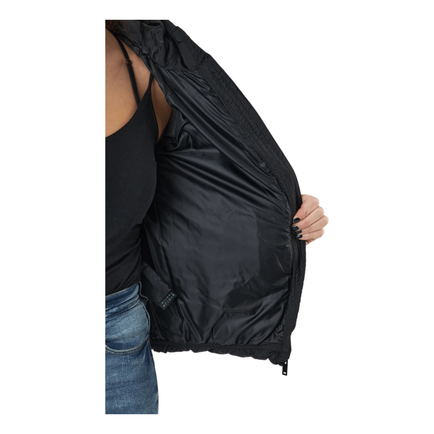 Pieces Pcbee New Short Puffer Jacket Black 7 Pieces Pcbee New Short Puffer Jacket Black - Image 5