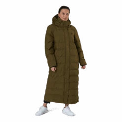 Whistler Joan W Long Puffer Jacket Dark Olive