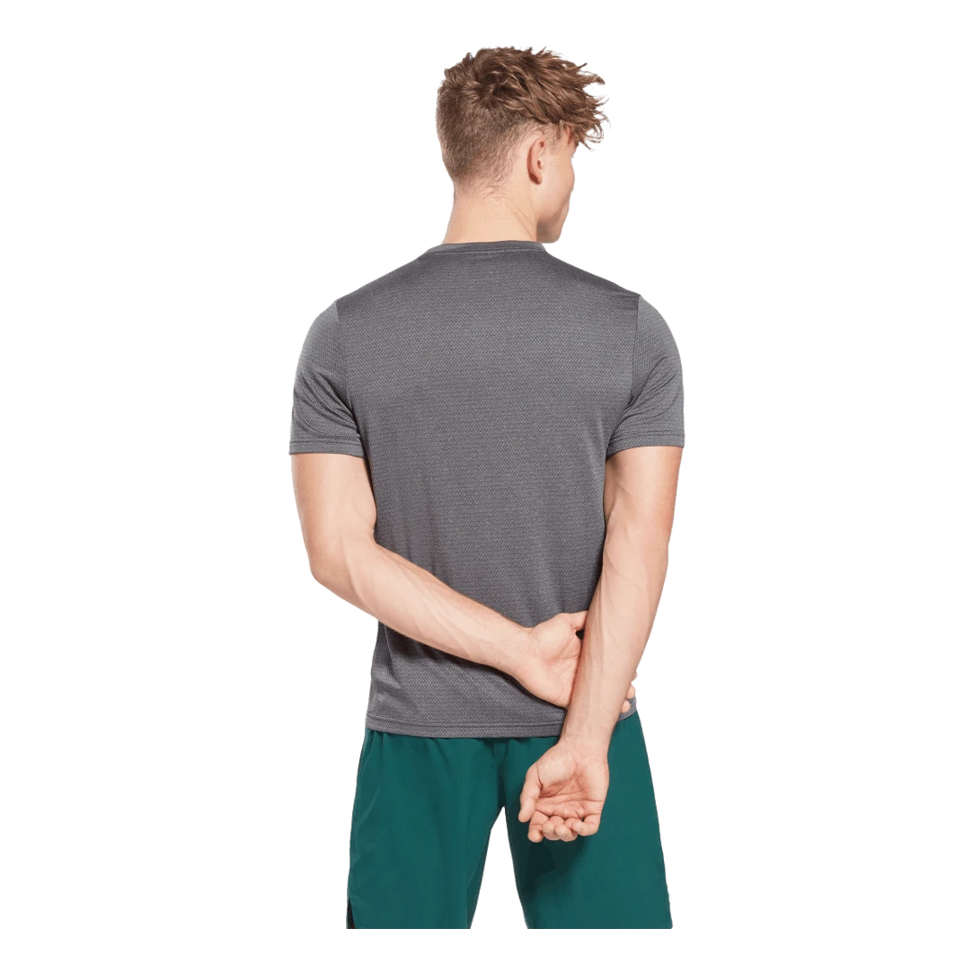 Reebok Wor Melange Ss Tee Black 5 Reebok Wor Melange Ss Tee Black - Image 3