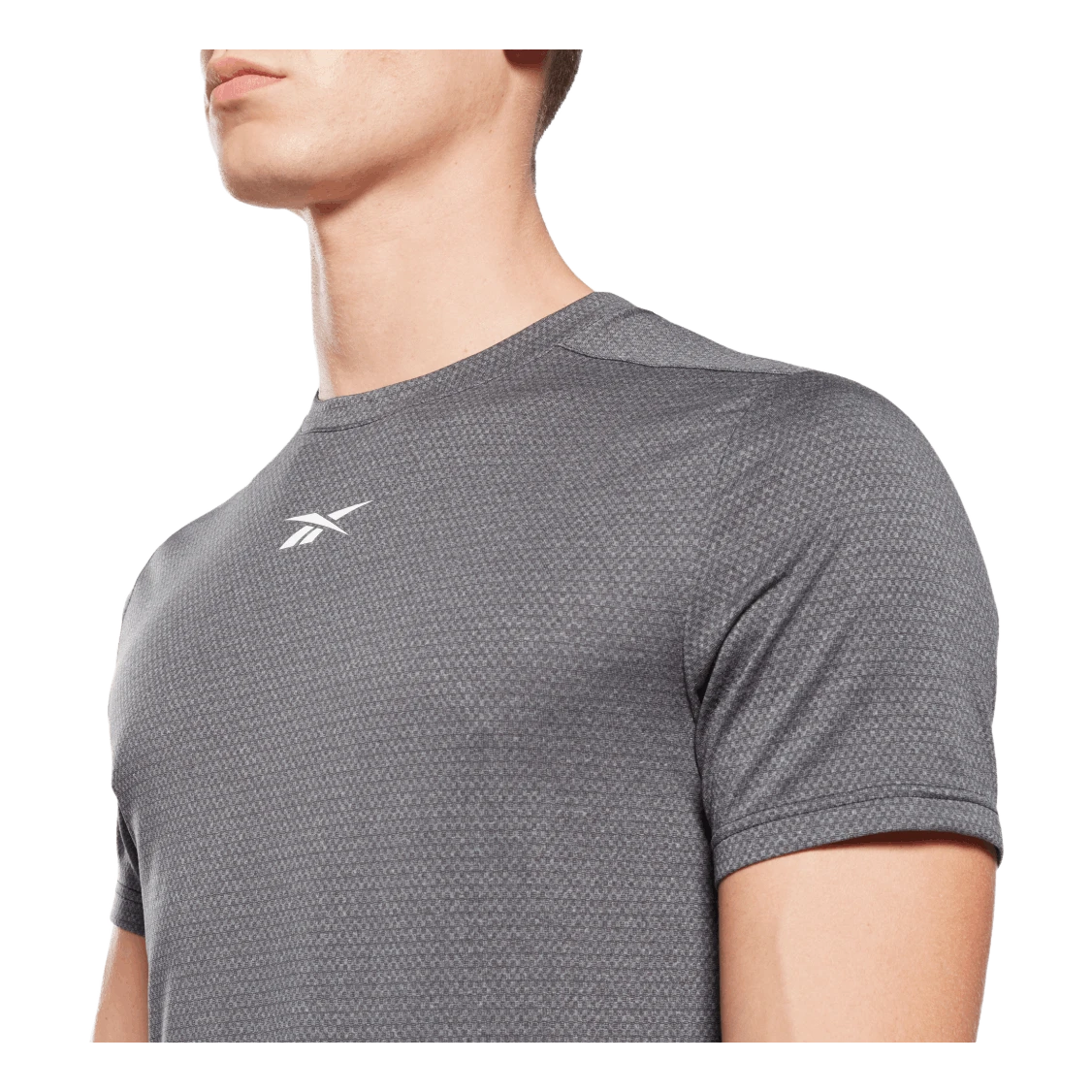 Reebok Wor Melange Ss Tee Black 6 Reebok Wor Melange Ss Tee Black - Image 4