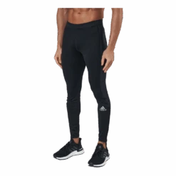 Adidas Saturday Warm Running Leggings Men Black