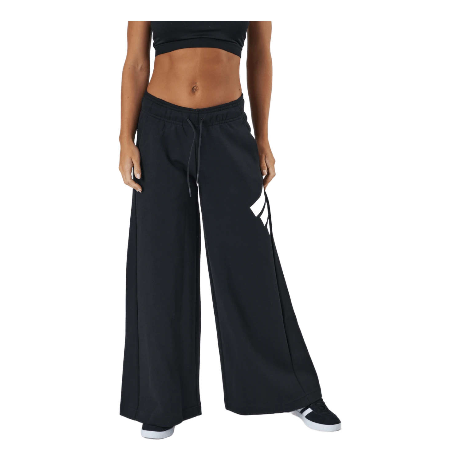 Adidas Sportswear Three Bar Wide Pants Black 3 Adidas Sportswear Three Bar Wide Pants Black