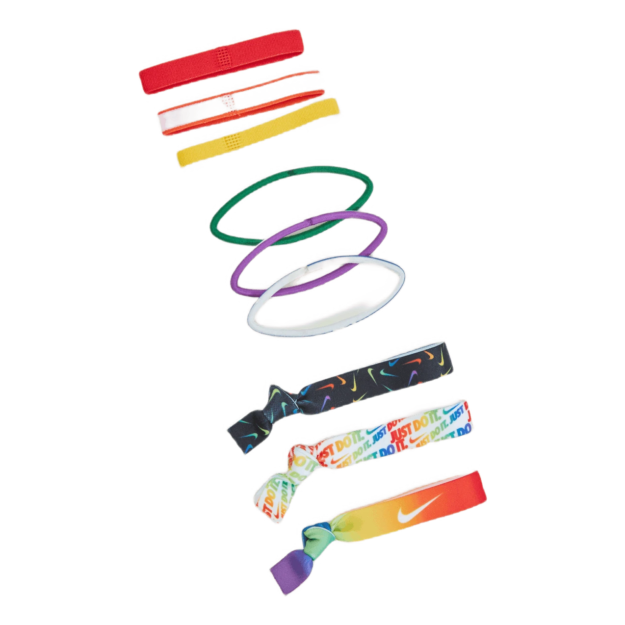 Nike Mixed Hairbands 9 Pk Pimento/orange Blaze/sunlight 4 Nike Mixed Hairbands 9 Pk Pimento/orange Blaze/sunlight - Image 2