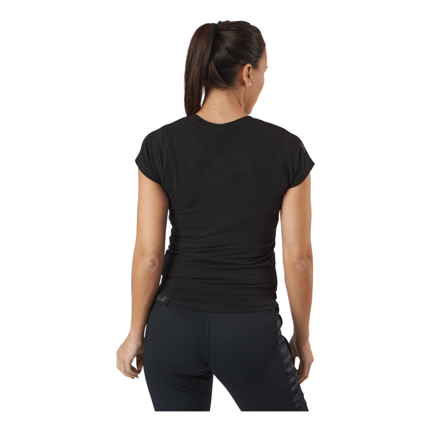 W Black Grey Logo T-shirt Black 5 W Black Grey Logo T-shirt Black - Image 3