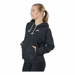 Nike Sportswear Gym Vintage Women's Full-Zip Hoodie BLACK/WHITE 8 Nike Sportswear Gym Vintage Women's Full-Zip Hoodie BLACK/WHITE -BJØRN BORG kauppa 60593 97 002
