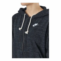 Nike Sportswear Gym Vintage Women's Full-Zip Hoodie BLACK/WHITE 10 Nike Sportswear Gym Vintage Women's Full-Zip Hoodie BLACK/WHITE -BJØRN BORG kauppa 60593 97 004