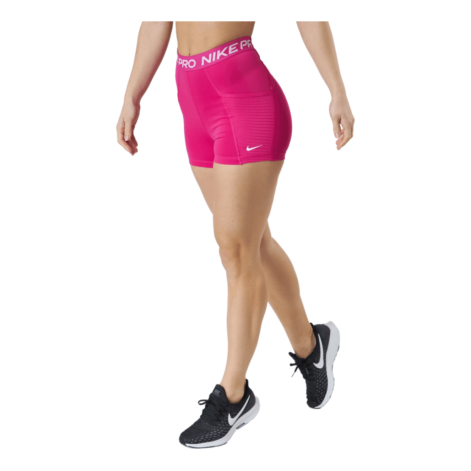 Nike Pro Dri-fit Women's 3" Hi Active Pink/white 4 Nike Pro Dri-fit Women's 3" Hi Active Pink/white - Image 2