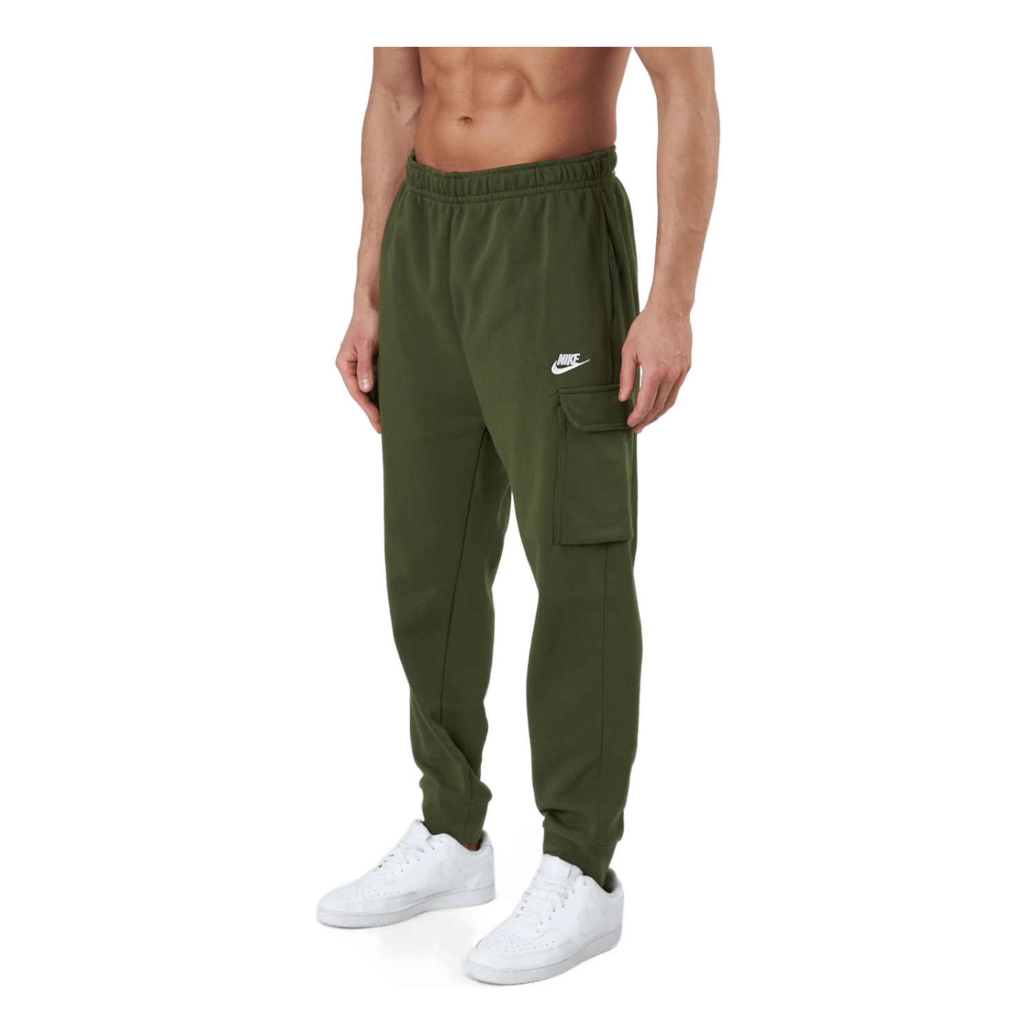 Nike Sportswear Club French Te Rough Green/rough Green/white 4 Nike Sportswear Club French Te Rough Green/rough Green/white - Image 2