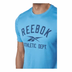 Reebok Wor Poly Graphic Ss Tee Essblu -BJØRN BORG kauppa 60600 02 005